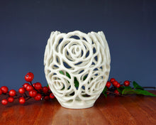 Load image into Gallery viewer, 001 Rose Luminary in White 3