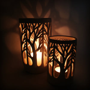 002 Woodland Luminary in Green - Large