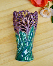 Load image into Gallery viewer, 014 Blooming Purple Vase