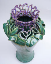 Load image into Gallery viewer, 011 Iris Centerpiece Vase with Multiple Glazes