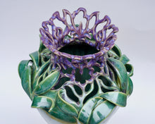 Load image into Gallery viewer, 011 Iris Centerpiece Vase with Multiple Glazes