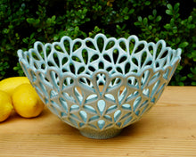 Load image into Gallery viewer, Lace Bowl in Aqua