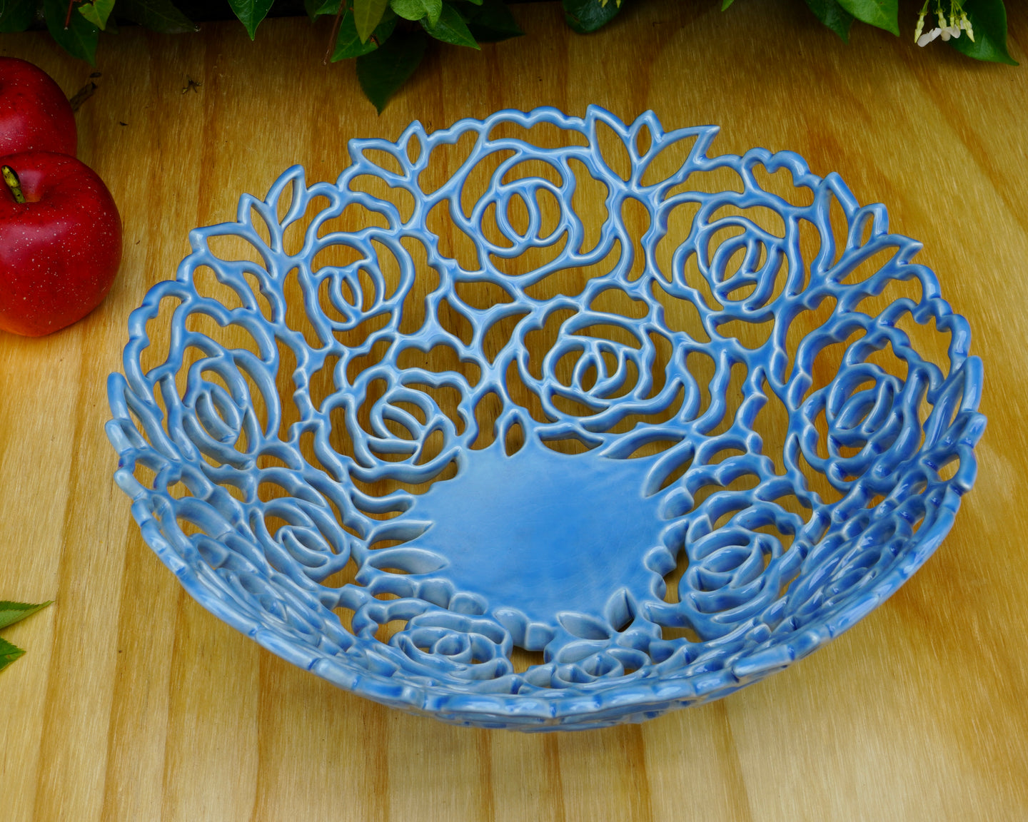 Rose Bowl in Blue