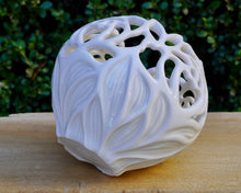 Load image into Gallery viewer, 002 Peony Luminary in Translucent White