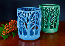 Load image into Gallery viewer, 002 Woodland Luminary in Blue 1