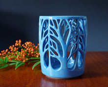 Load image into Gallery viewer, 002 Woodland Luminary in Blue 1