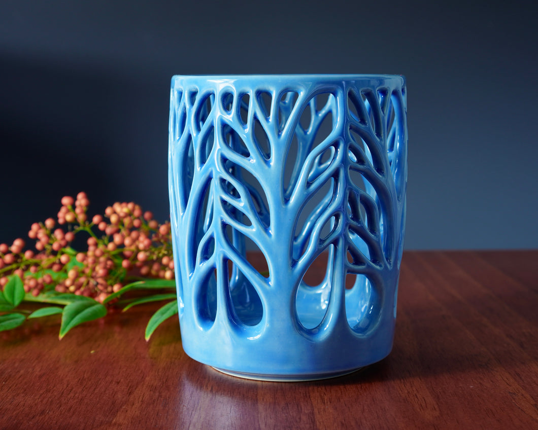 002 Woodland Luminary in Blue 1