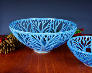 003 Woodland Bowl in Blue-Large