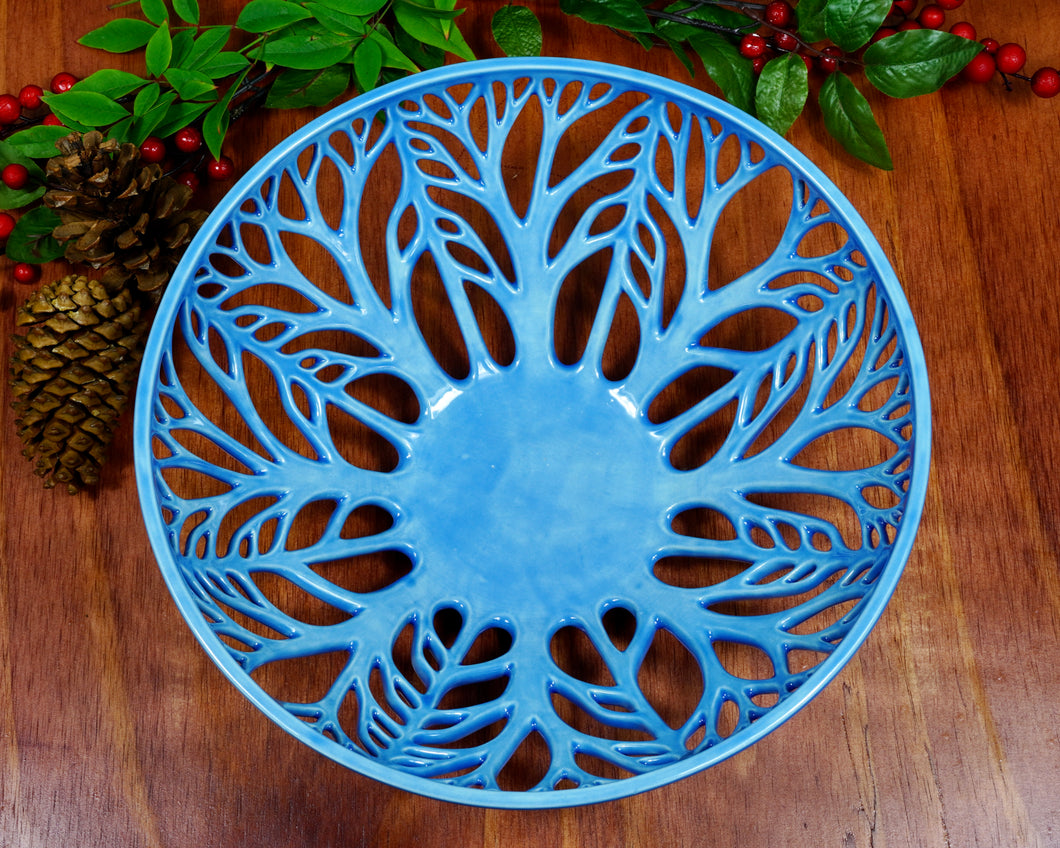 003 Woodland Bowl in Blue-Large