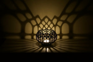 010 Gothic Window Luminary in Pewter